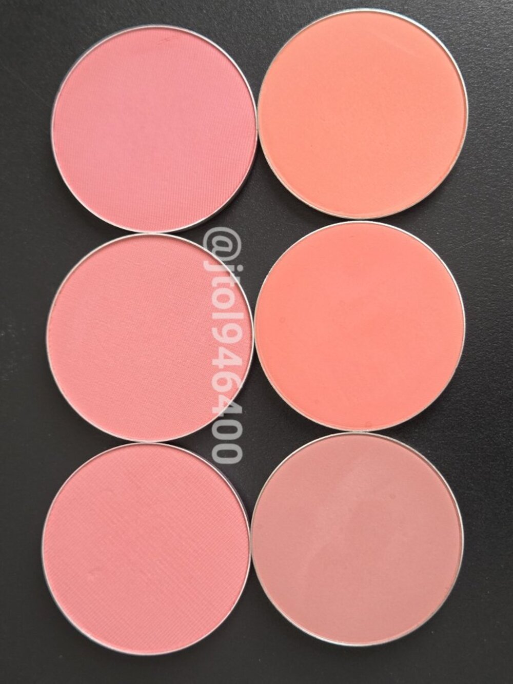 Mac Six Blushes Refill Pan